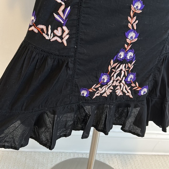 Free People Pavlo Embroidered Bell Sleeve Dress - Picture 8 of 10